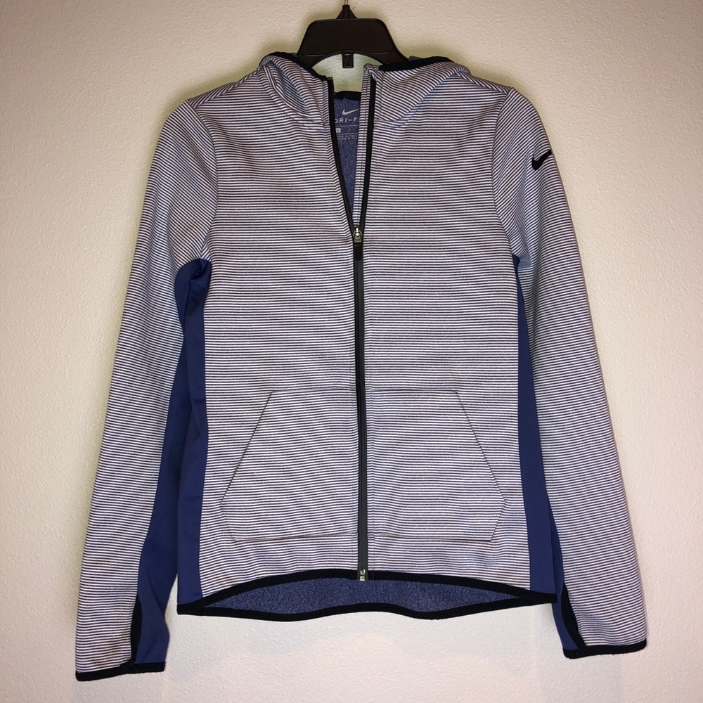 Girls Purple Nike Sportswear Tech Fleece Hoodie